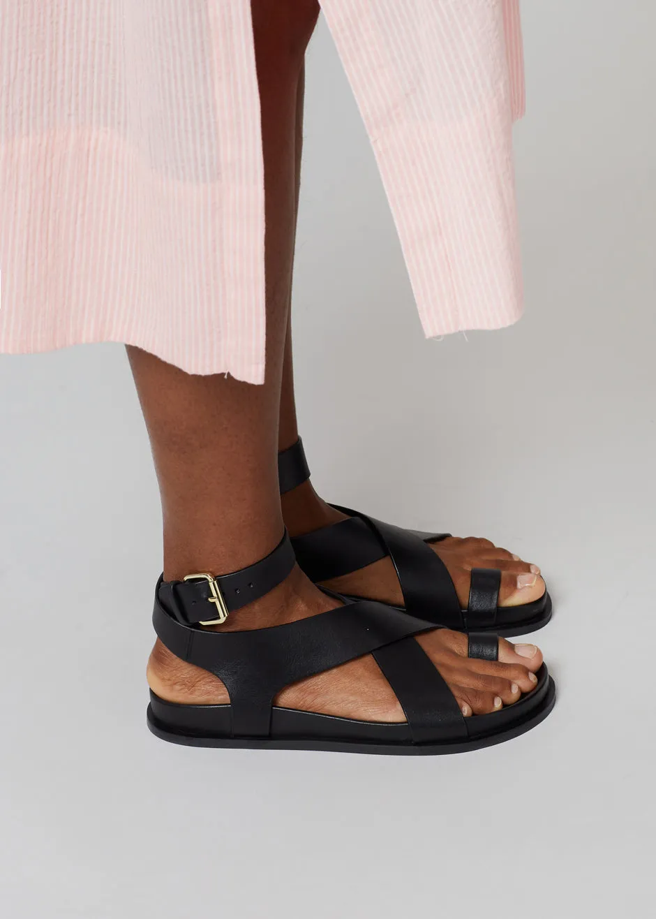 A.Emery The Jalen Sandal - Black