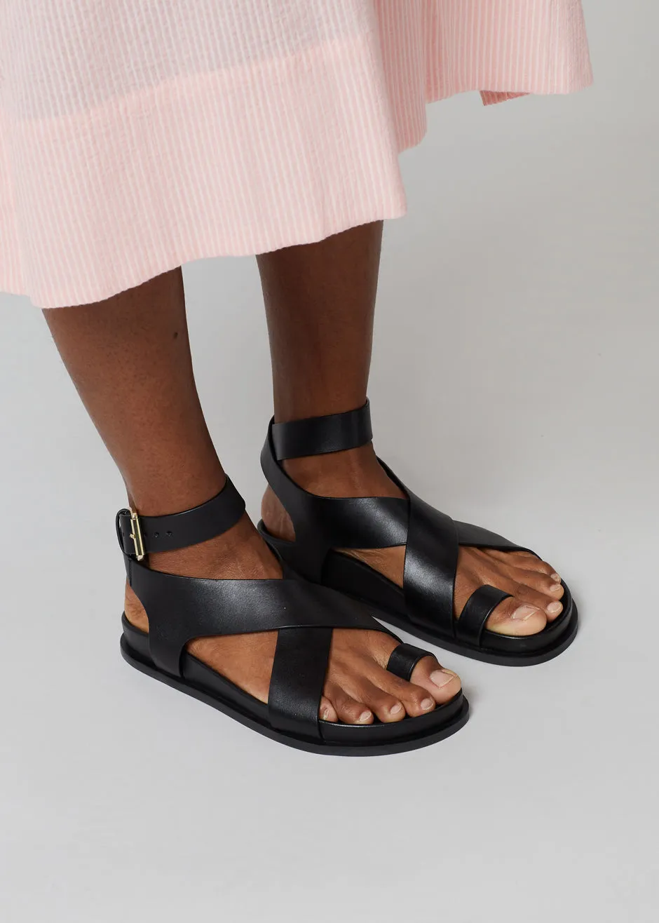 A.Emery The Jalen Sandal - Black