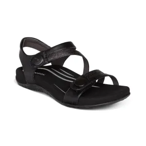 Aetrex Jess, Adjustable Quarter Strap Sandal