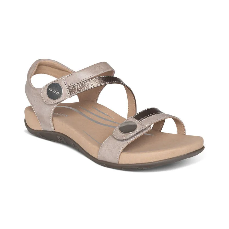 Aetrex Jess, Adjustable Quarter Strap Sandal