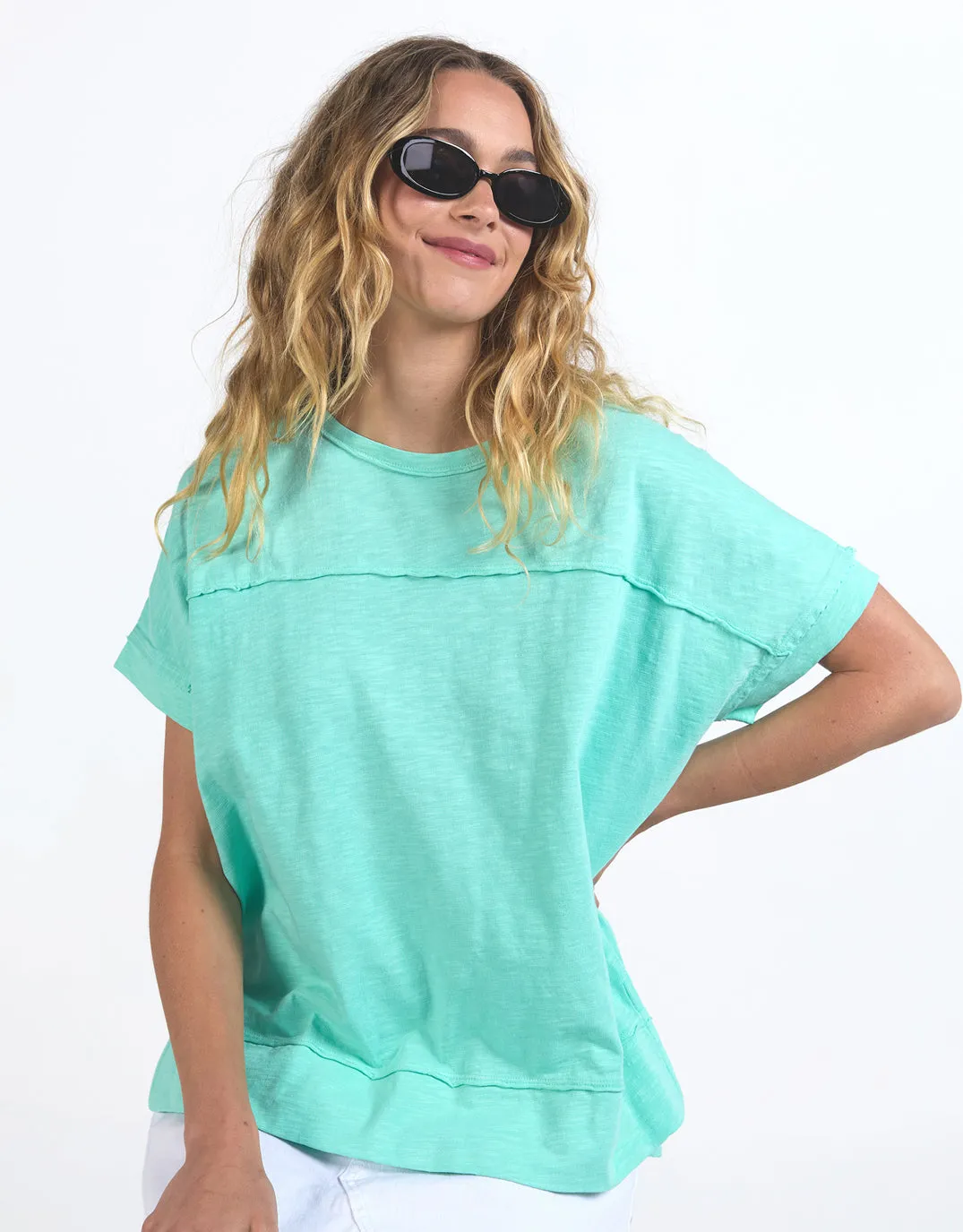 Allison Tee - Neon Mint