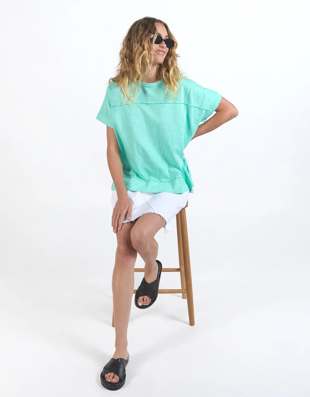 Allison Tee - Neon Mint