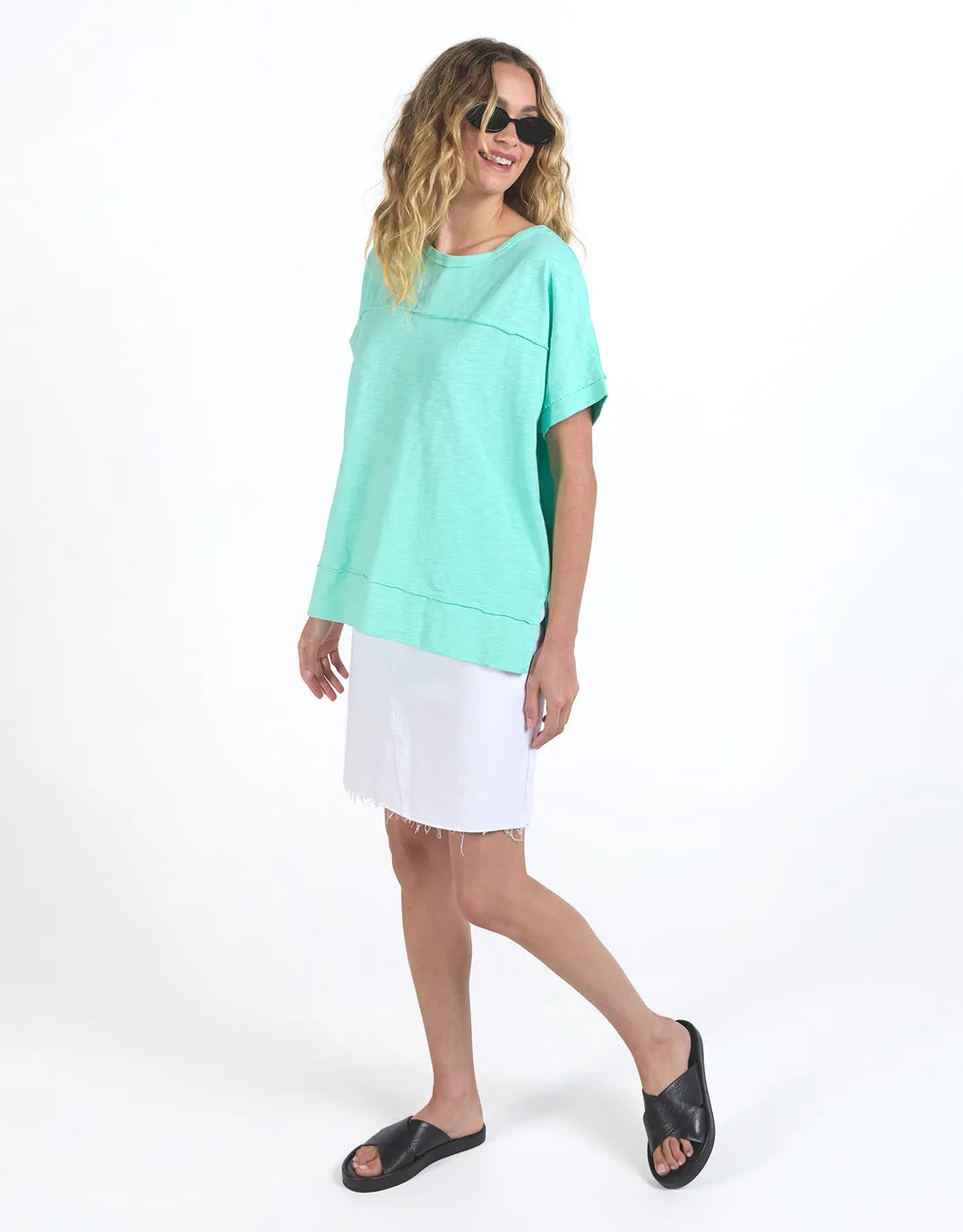 Allison Tee - Neon Mint