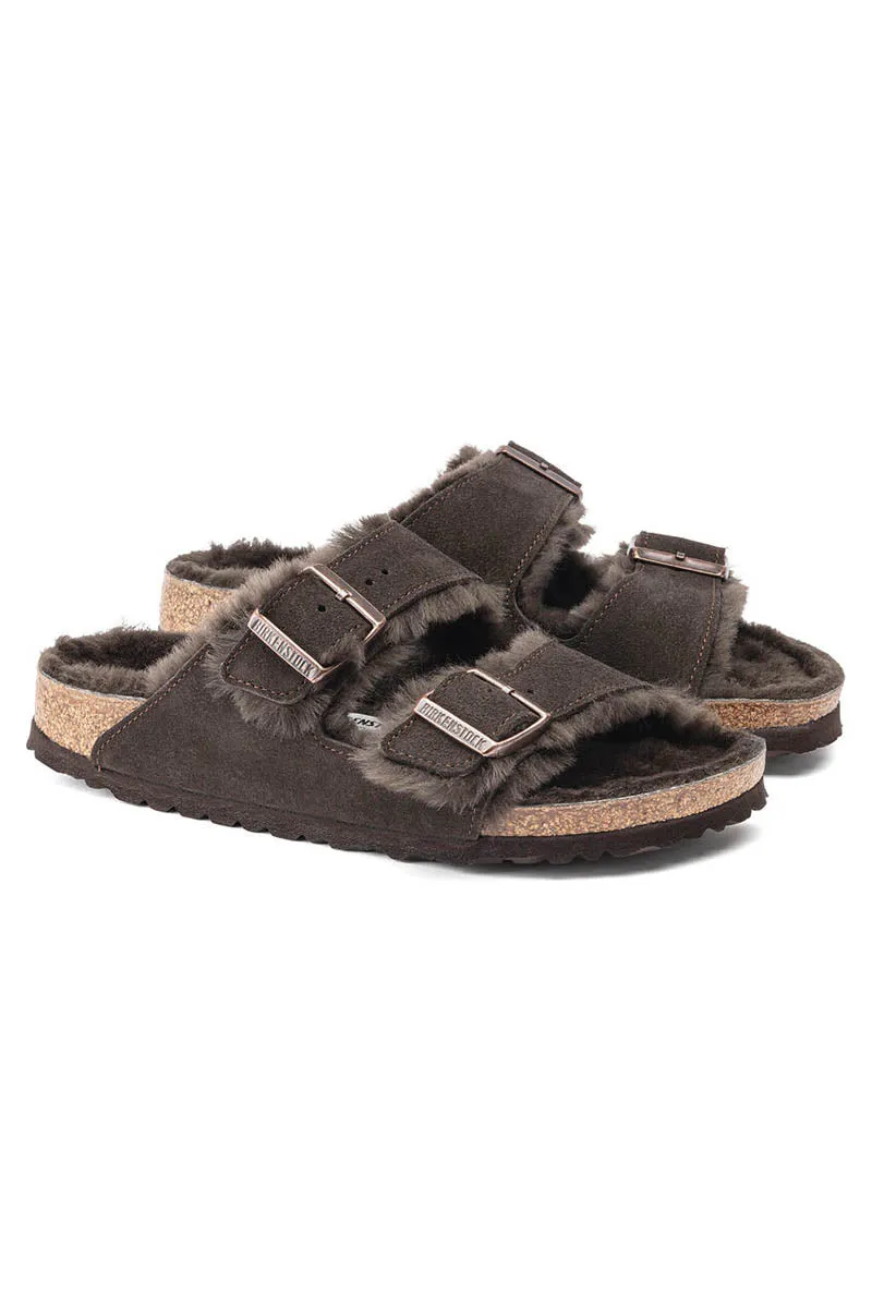 Arizona Shearling | Mocca Suede