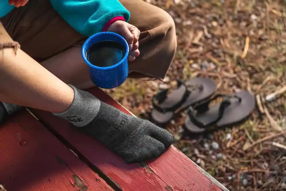 Bedrock Sandals x Injinji Mini Crew Split-Toe Socks