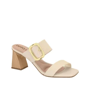 BEIRA RIO WOMEN OPEN HEELED SANDASL IN CREAM