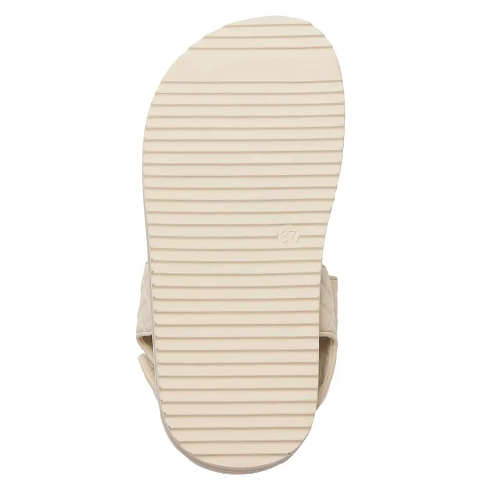 Bermuda Sandal in Nude Smooth