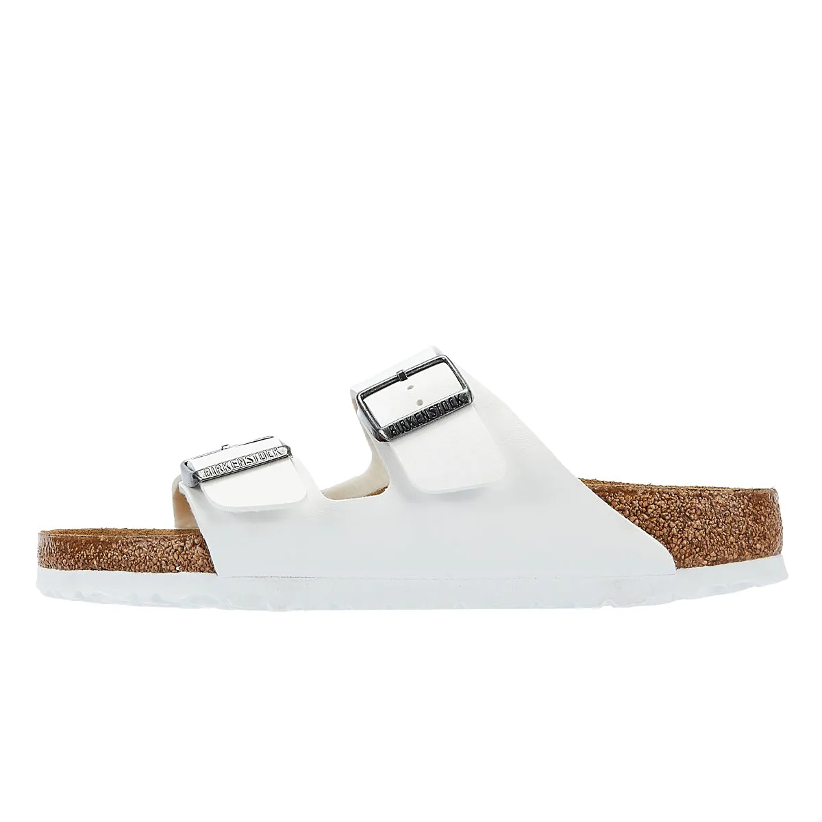 Birkenstock Arizona Birko Flor White Narrow Sandals