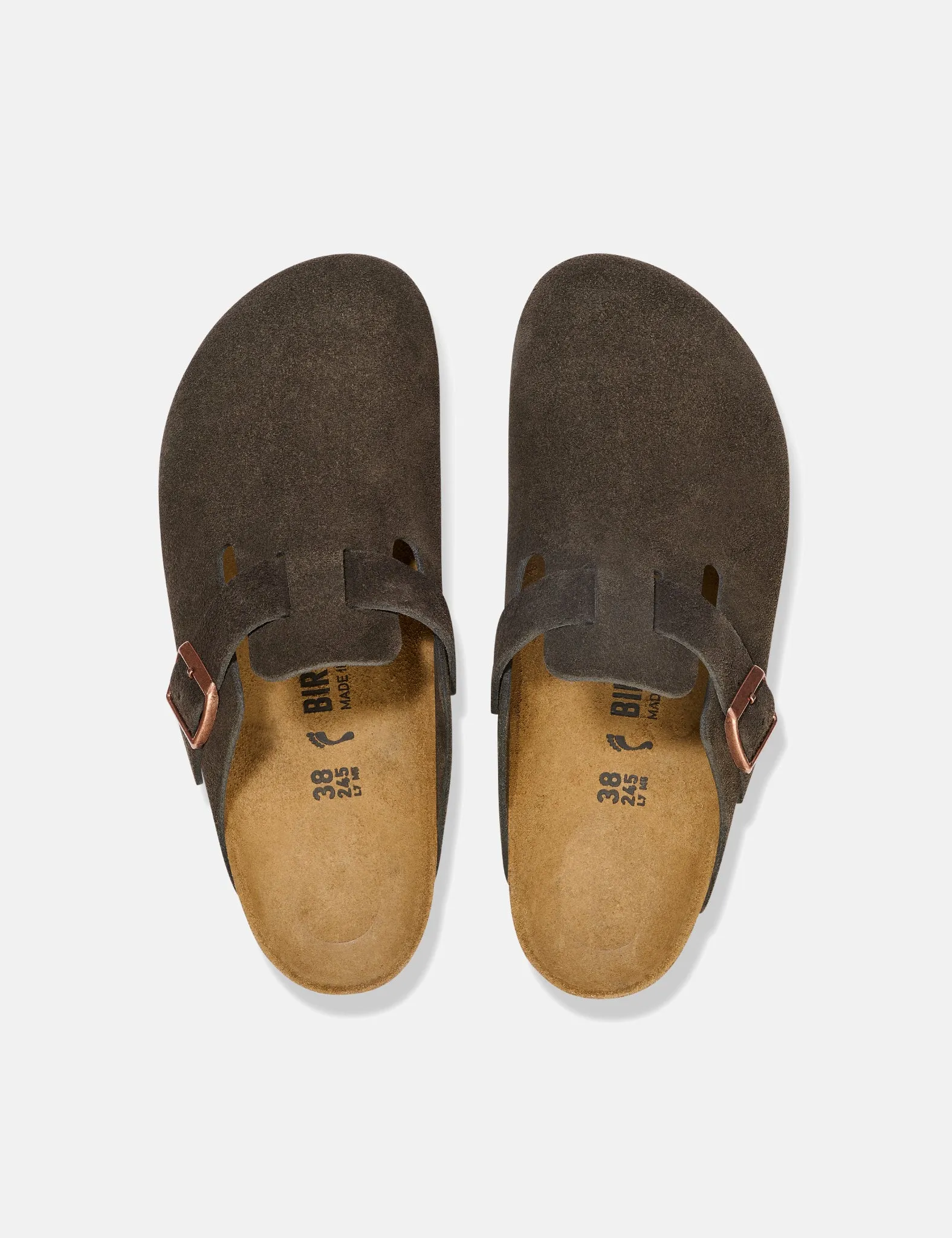 Birkenstock Boston Clogs (Regular) - Mocca Brown