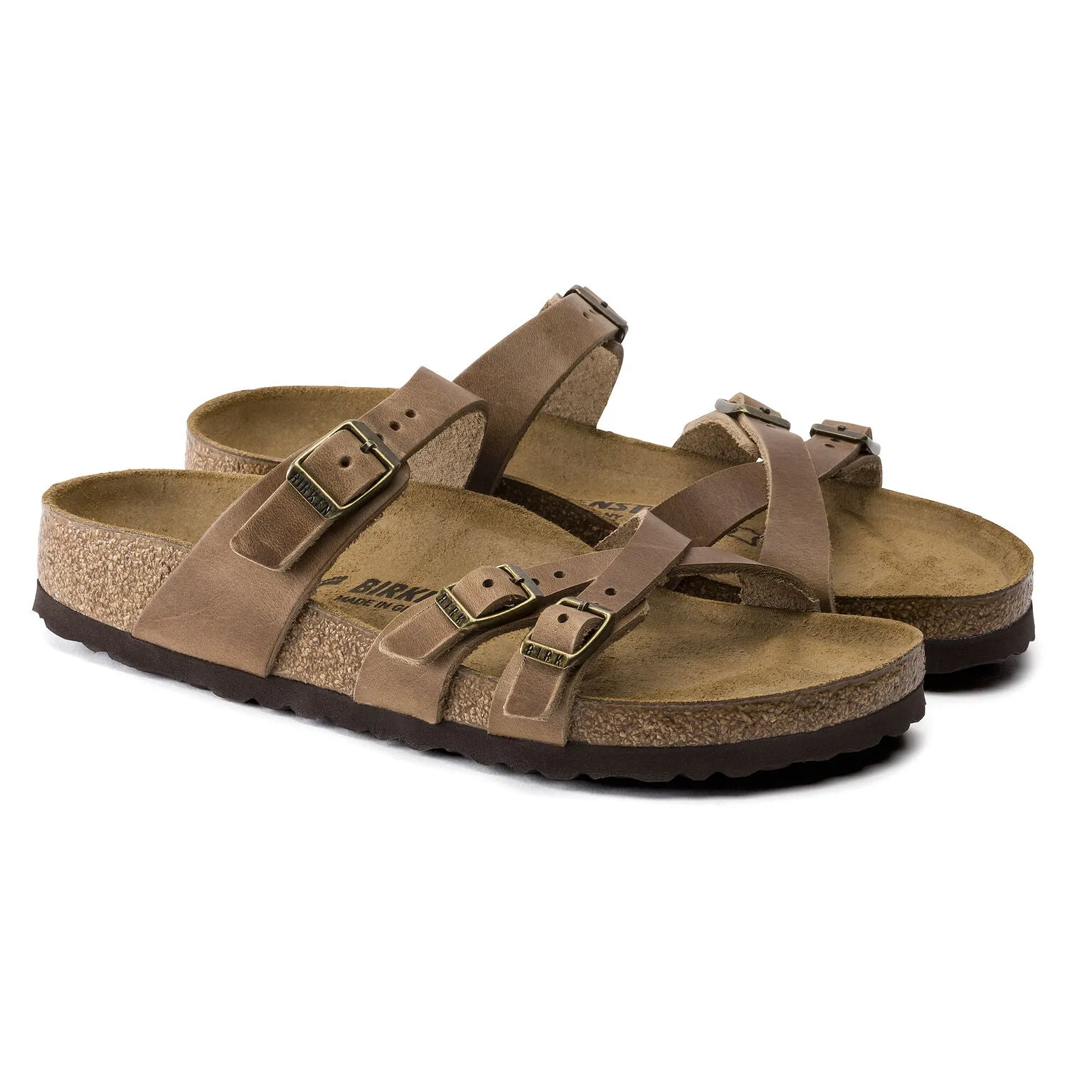 Birkenstock Franca Tobacco Oiled Regular