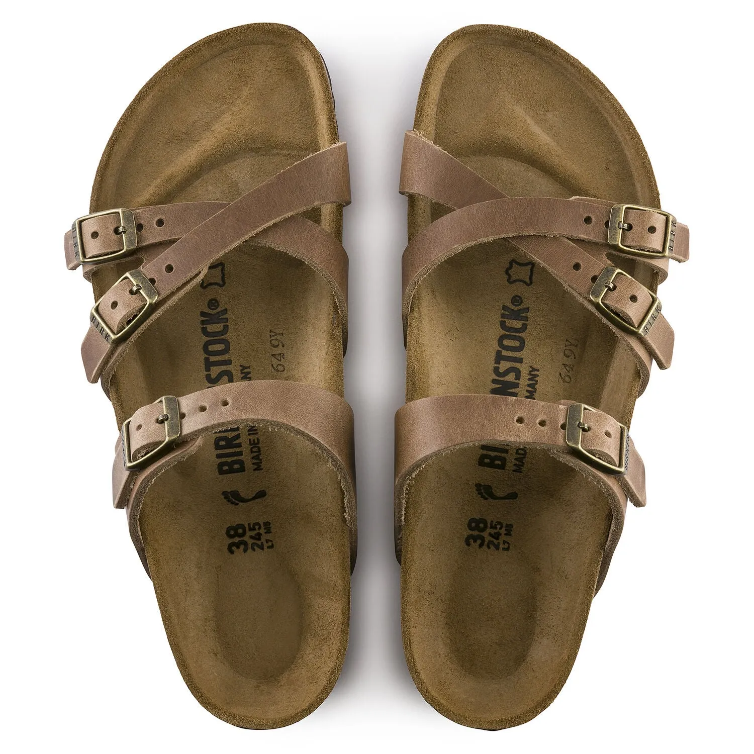 Birkenstock Franca Tobacco Oiled Regular