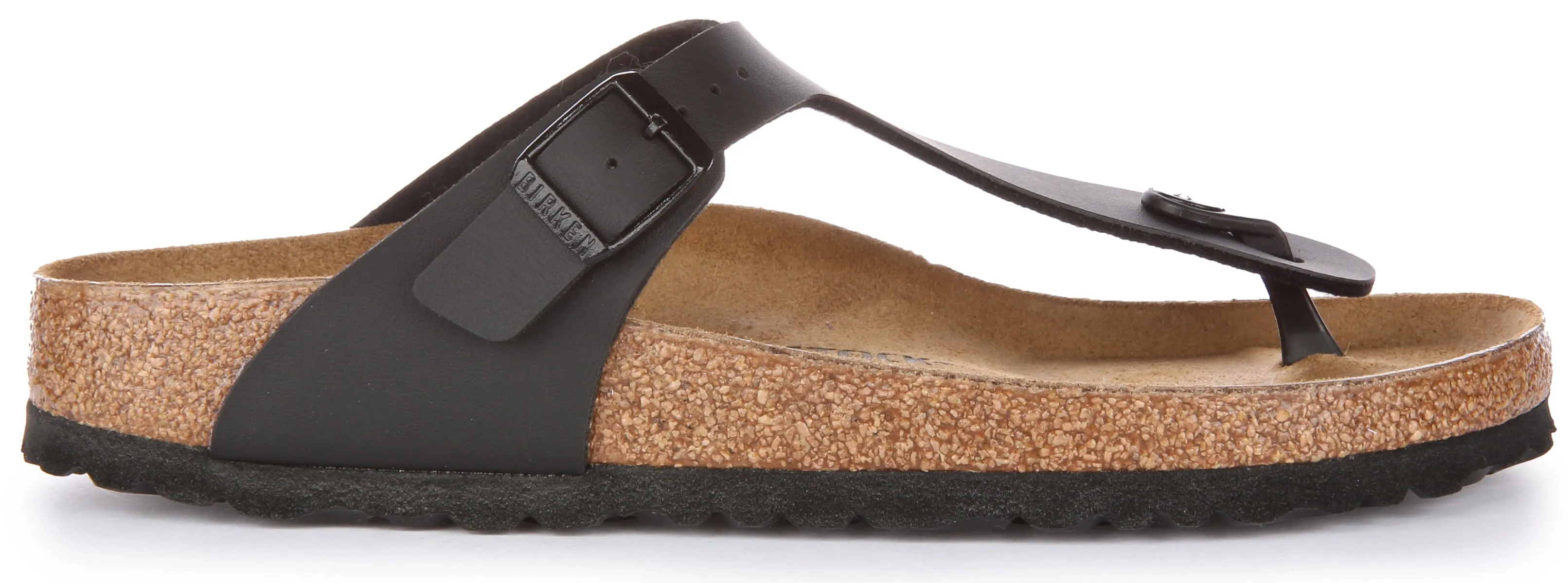 Birkenstock Gizeh In Black | Narrow Fit