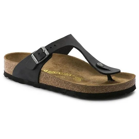 Birkenstock Gizeh NU Oiled Black R 845251