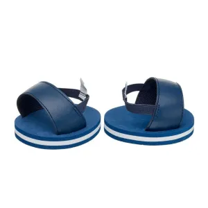 Blue Slide Sandals