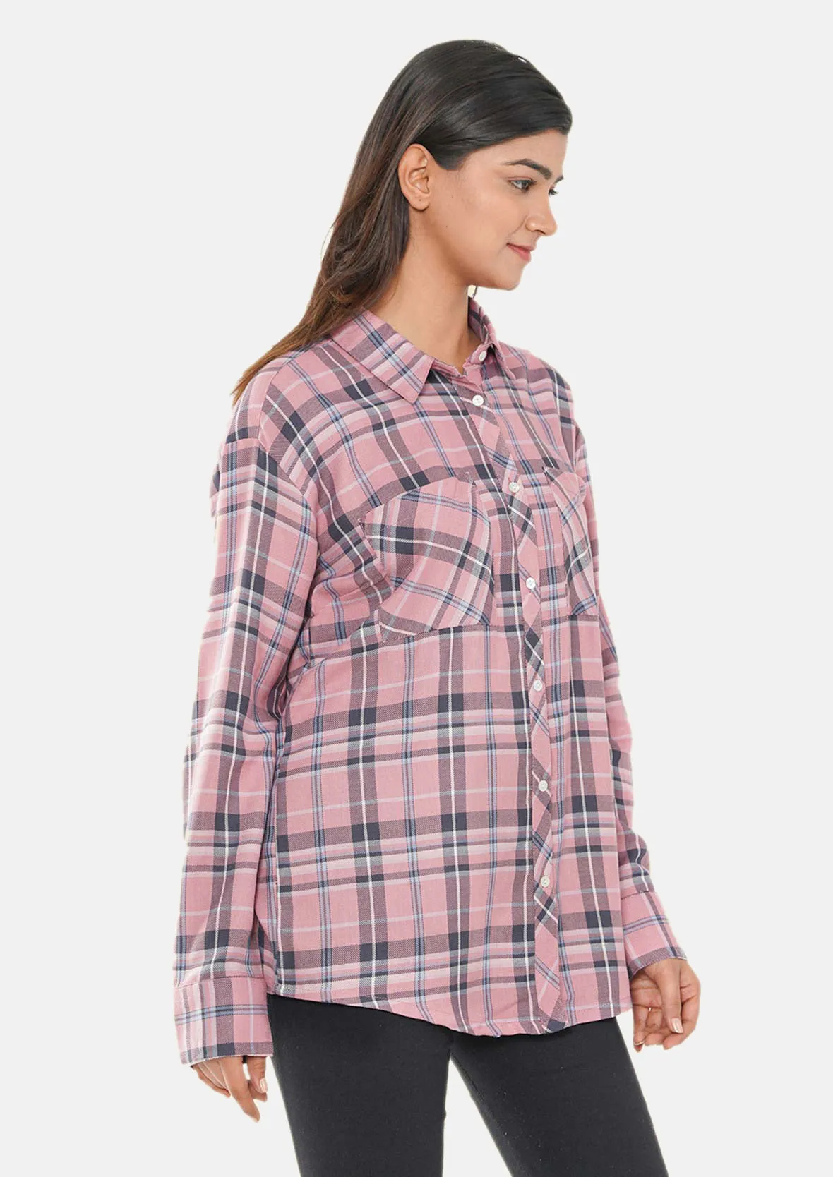 Check Shirt With Front Pockets