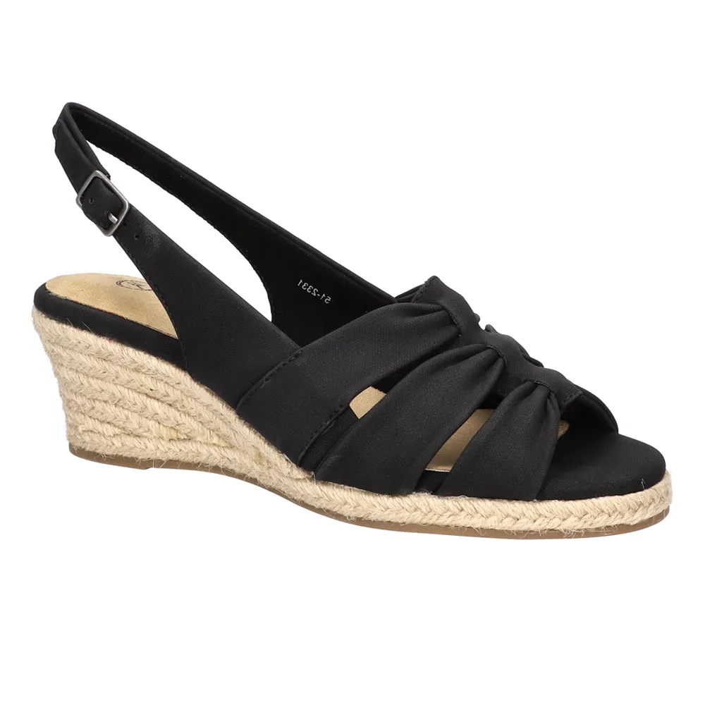 Cheerful Espadrille Wedge Sandals