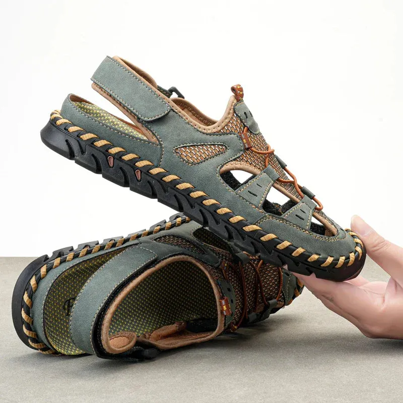 EcoGrip Leather Sandals