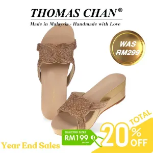 [EXTRA 20% off at cart] Diamond Knot-Decor Slide on Sandals