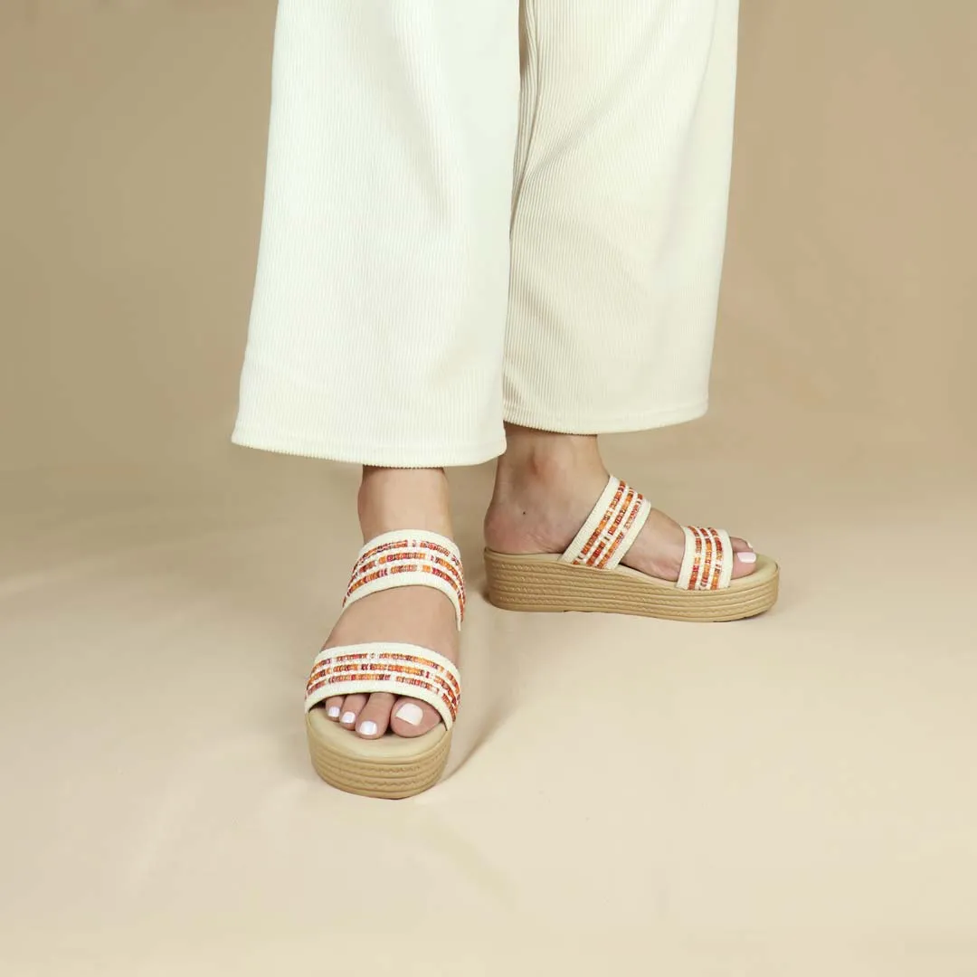 [EXTRA 20% off at cart] Summer Love Boho Low Platform Sandals