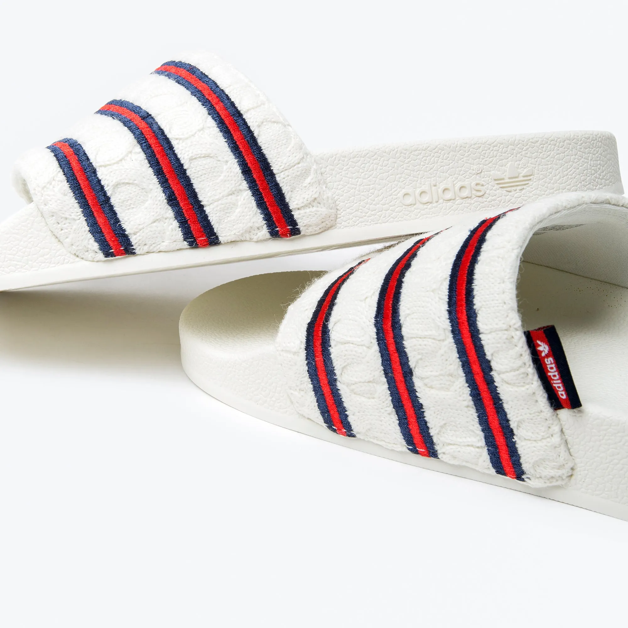 Extra Butter x Adidas Consortium Adilette Cableknit Slides