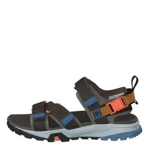 Garrison Trail Webbing Sandal Dark Green