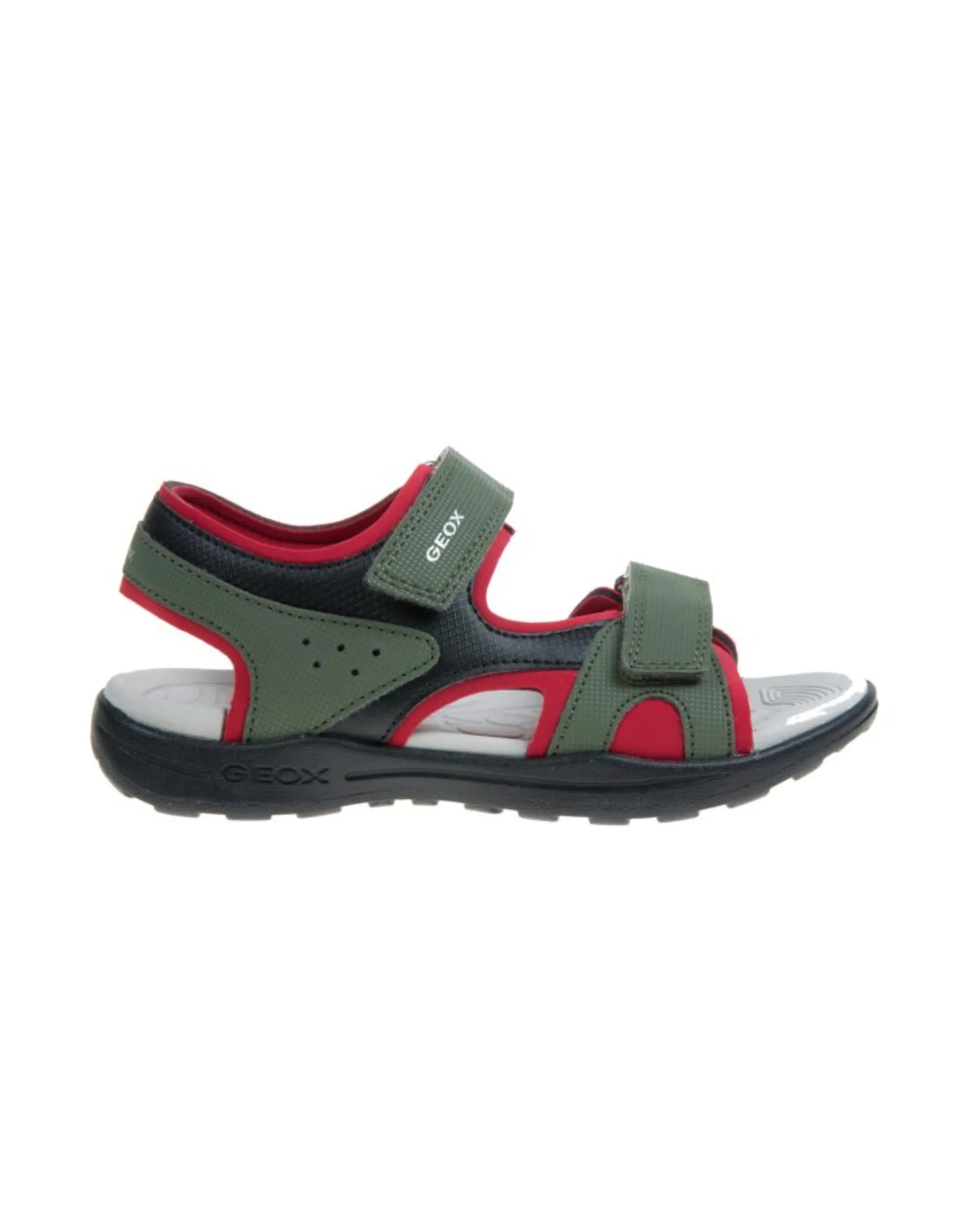 Geox Vaniett Military Red Open Toe