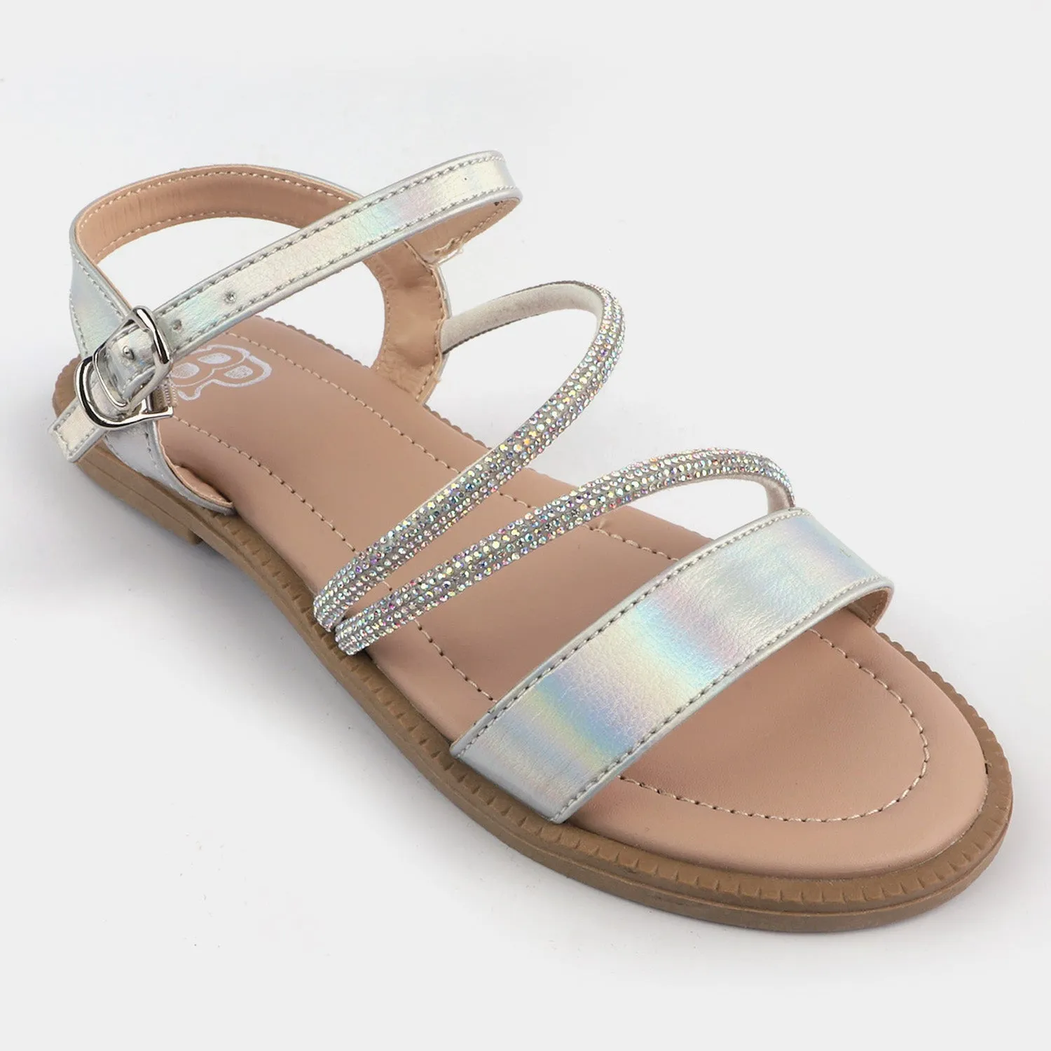 Girls Sandal ZP-020-SILVER