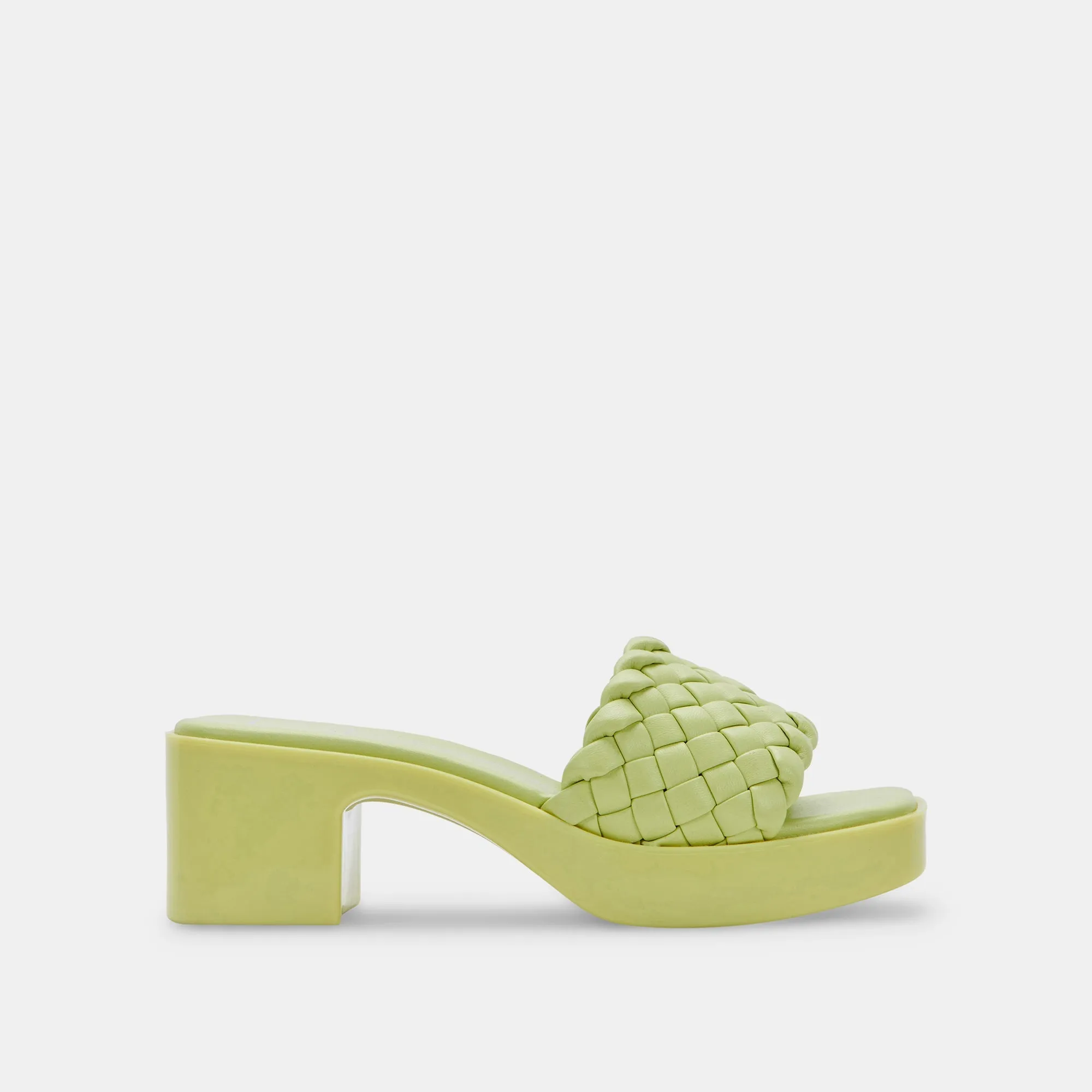 GOLDY SANDALS LIGHT GREEN STELLA - re:vita