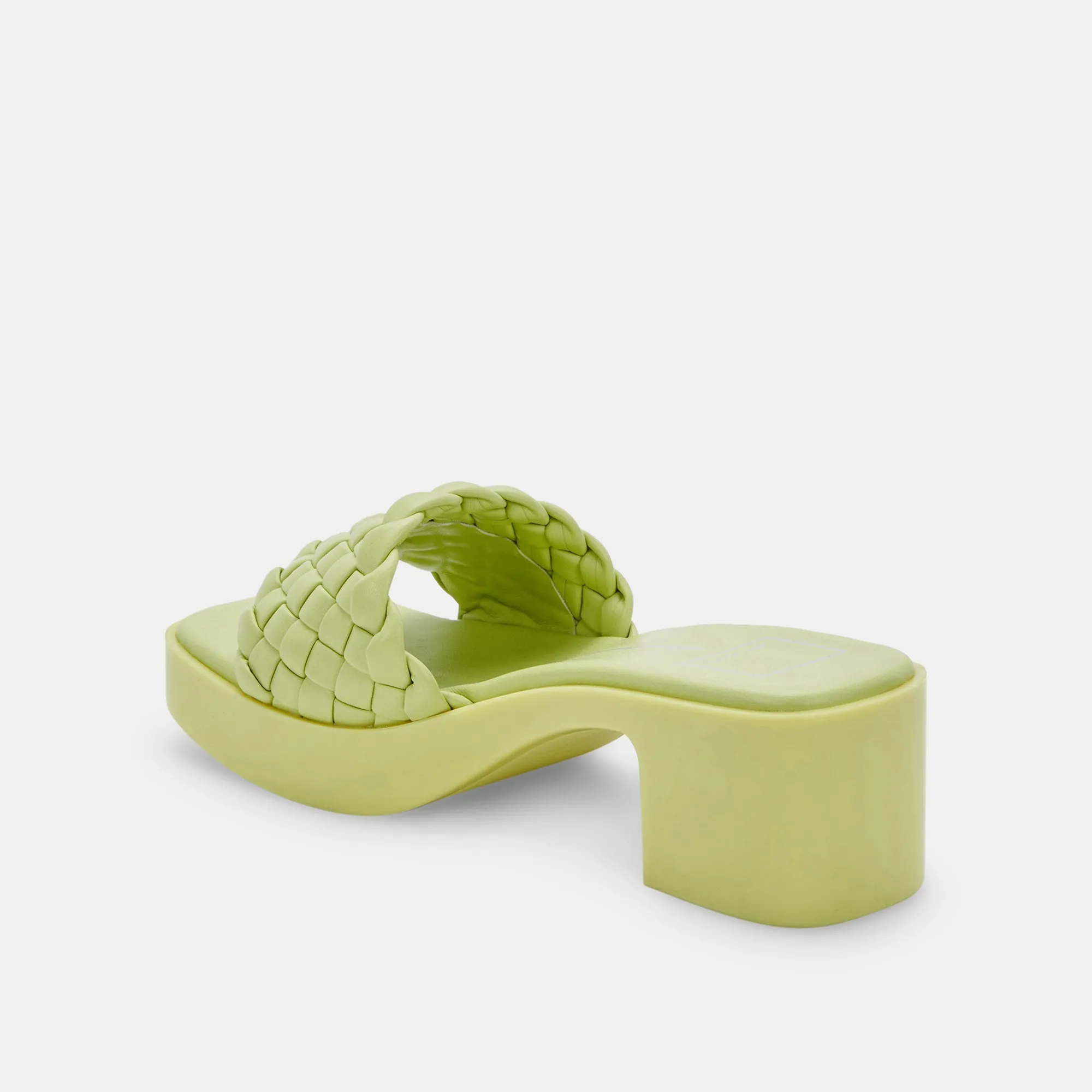 GOLDY SANDALS LIGHT GREEN STELLA - re:vita