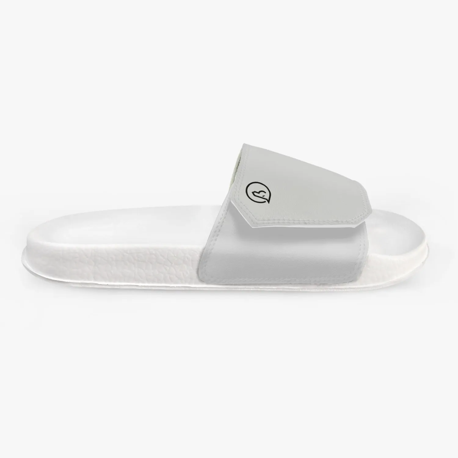 Humble Sportswear™ Men's Velcro Slides Silver