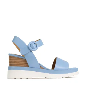 JADON LEATHER WEDGE  SANDALS