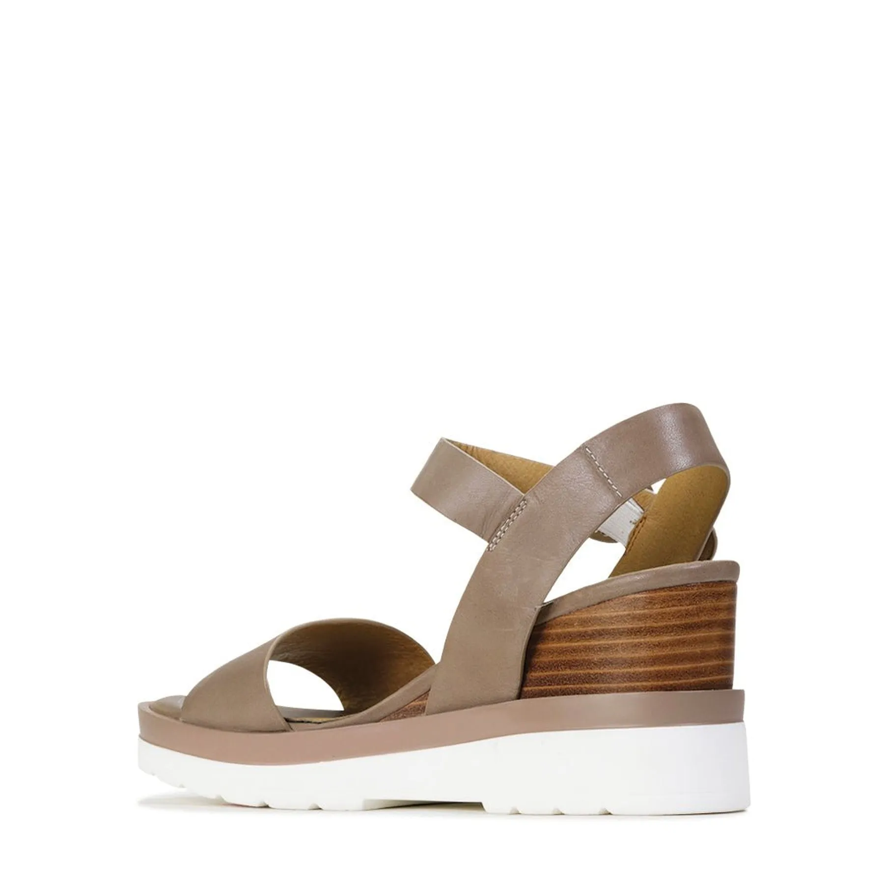 JADON LEATHER WEDGE  SANDALS