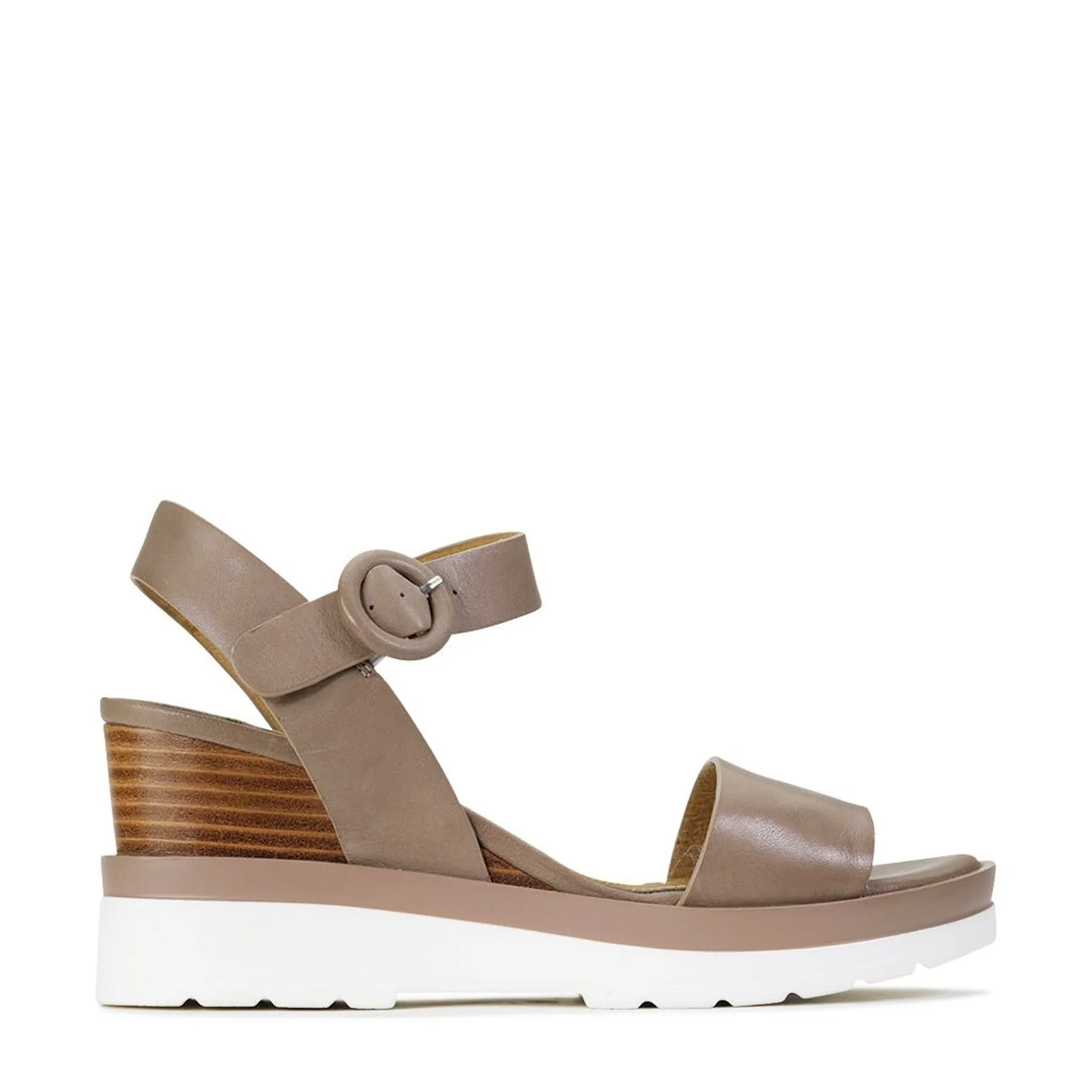 JADON LEATHER WEDGE  SANDALS