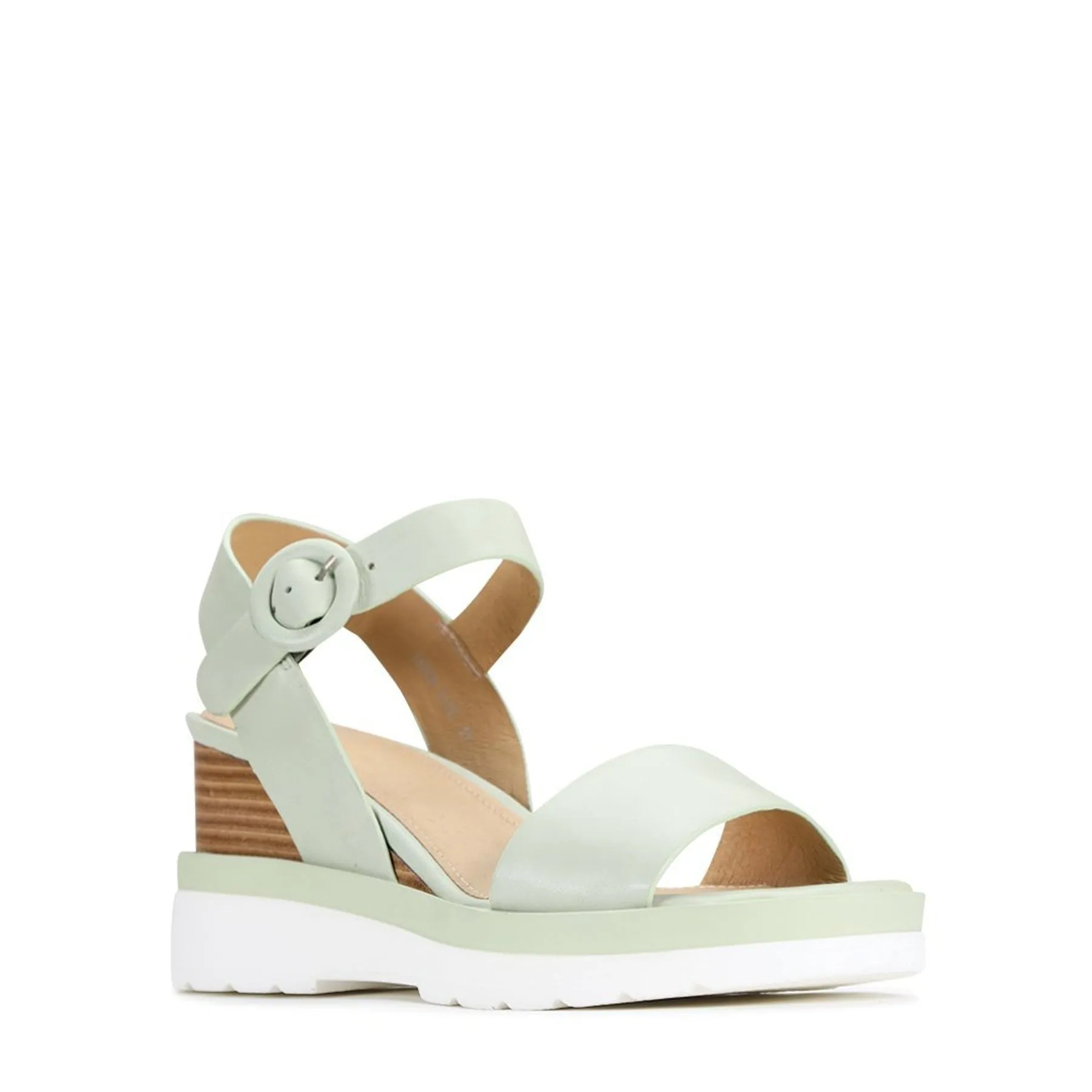 JADON LEATHER WEDGE  SANDALS