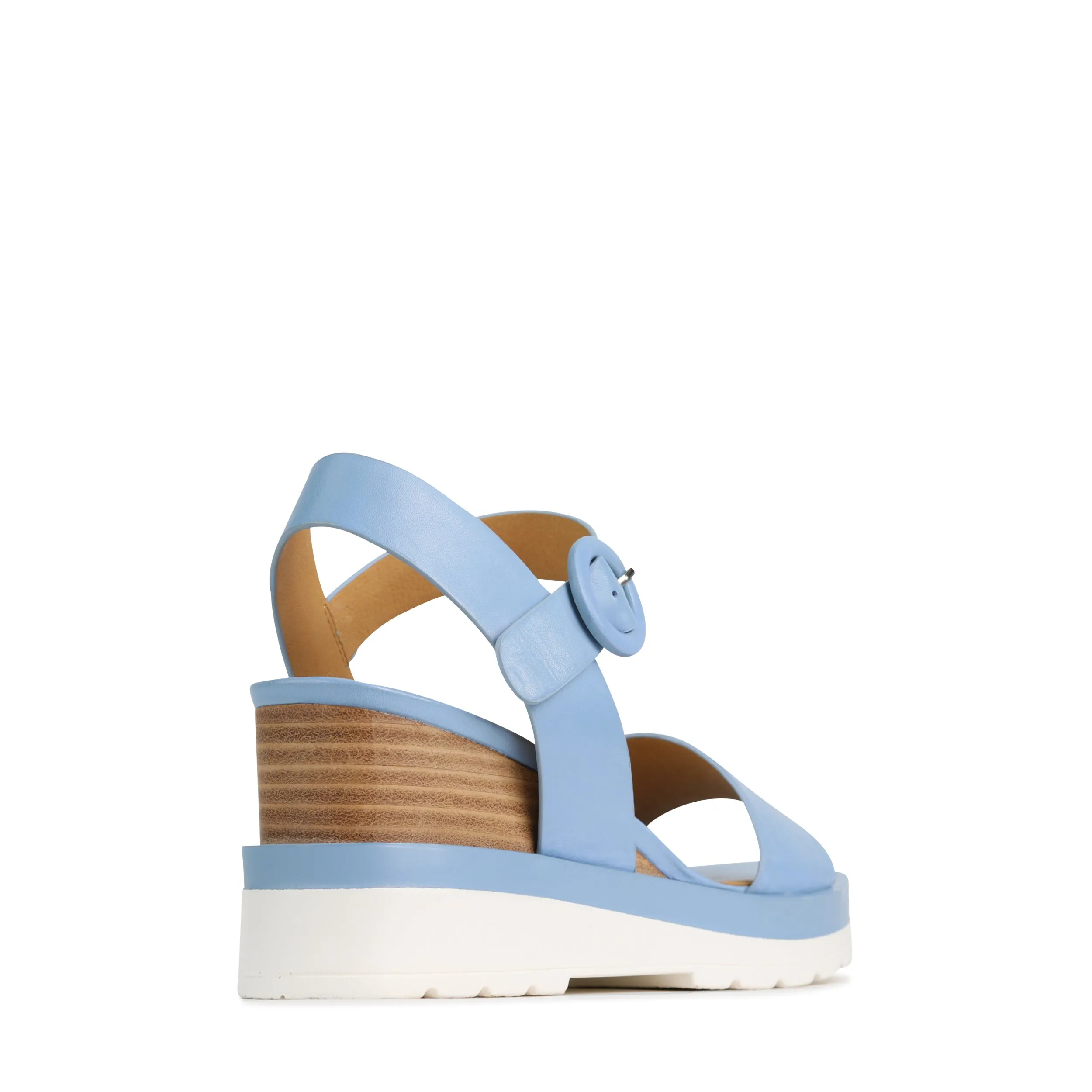 JADON LEATHER WEDGE  SANDALS