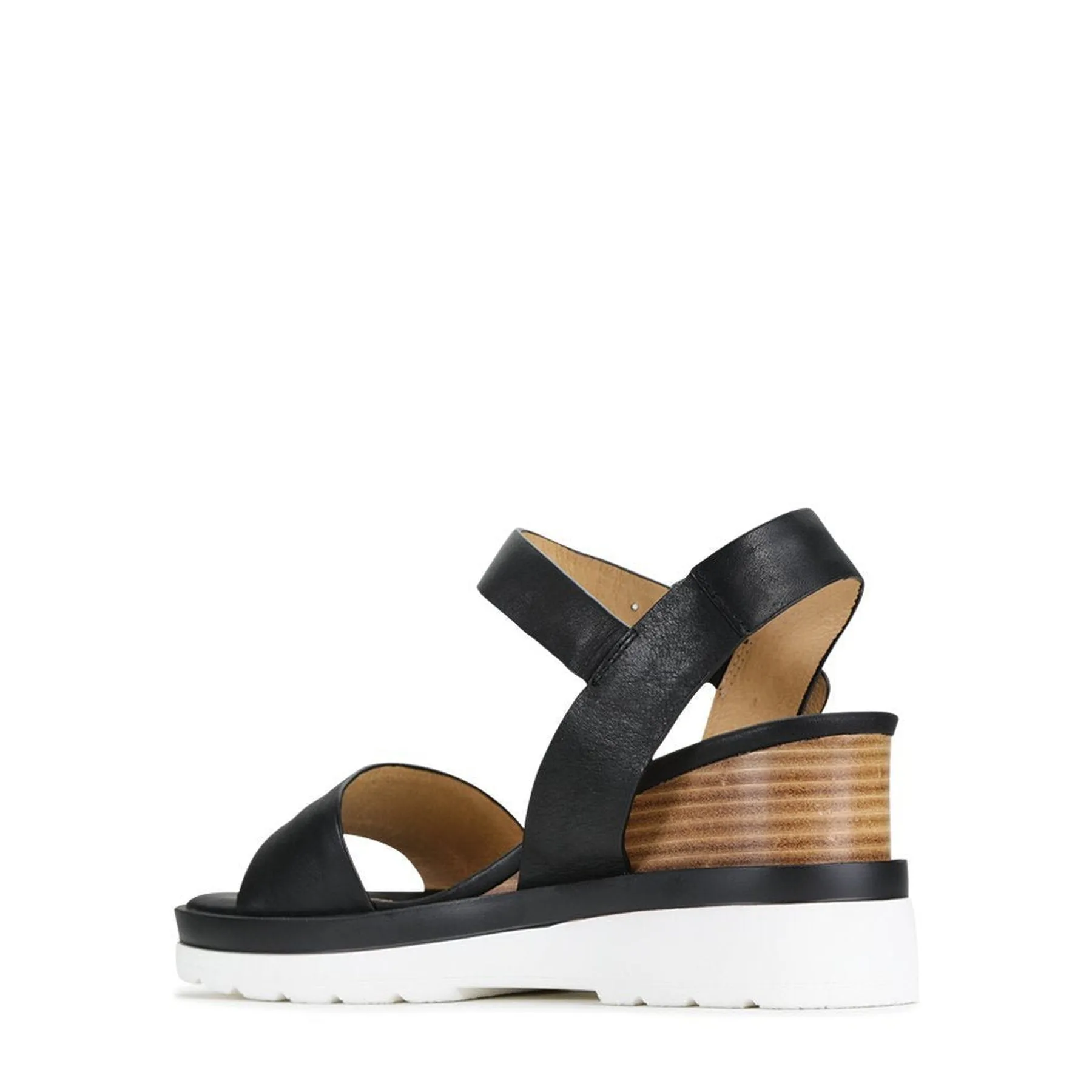 JADON LEATHER WEDGE  SANDALS