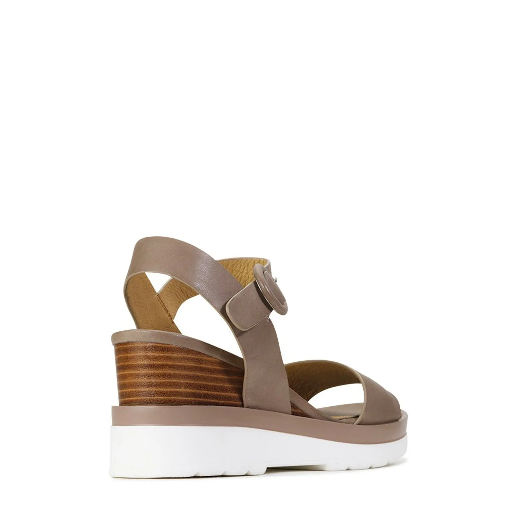 JADON LEATHER WEDGE  SANDALS