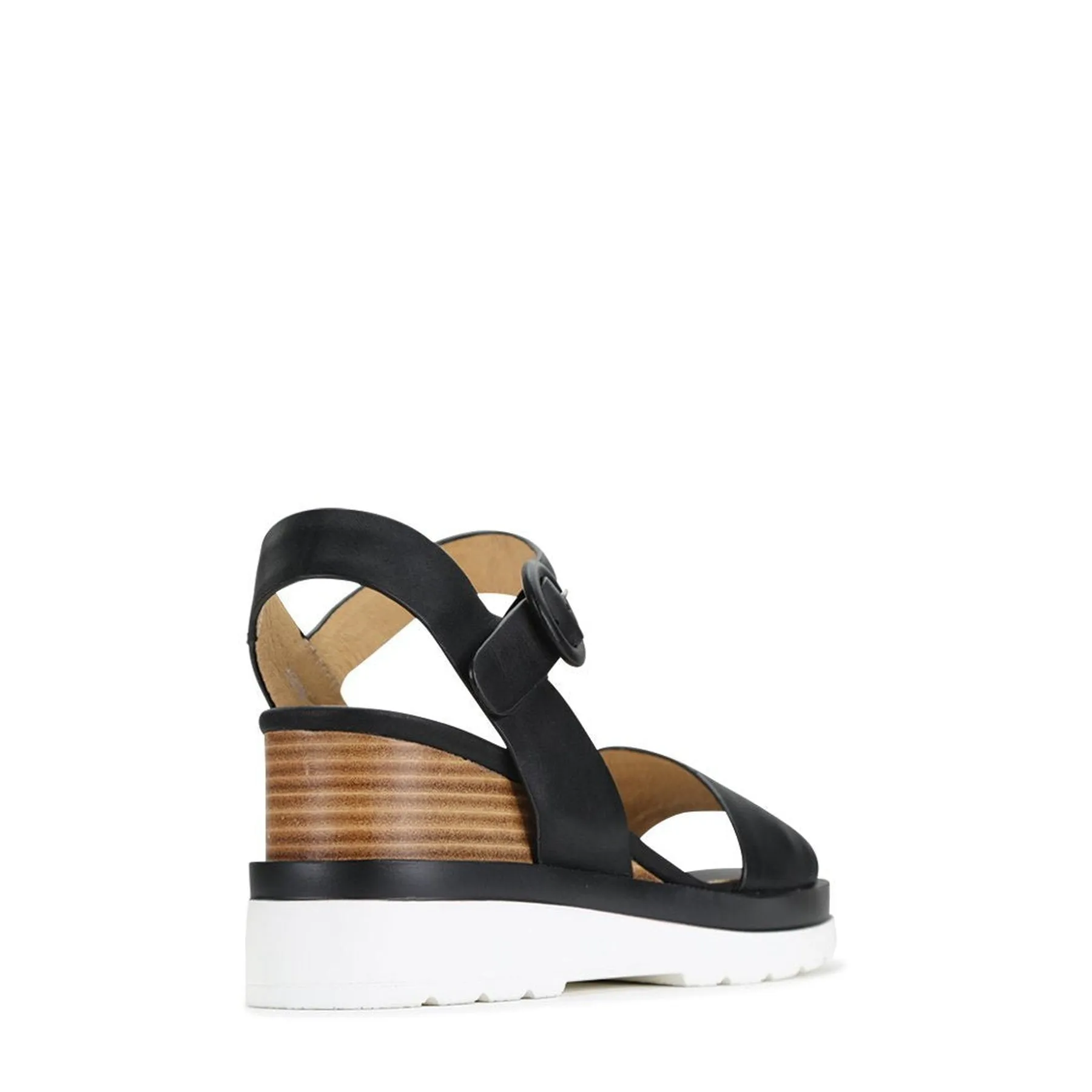 JADON LEATHER WEDGE  SANDALS