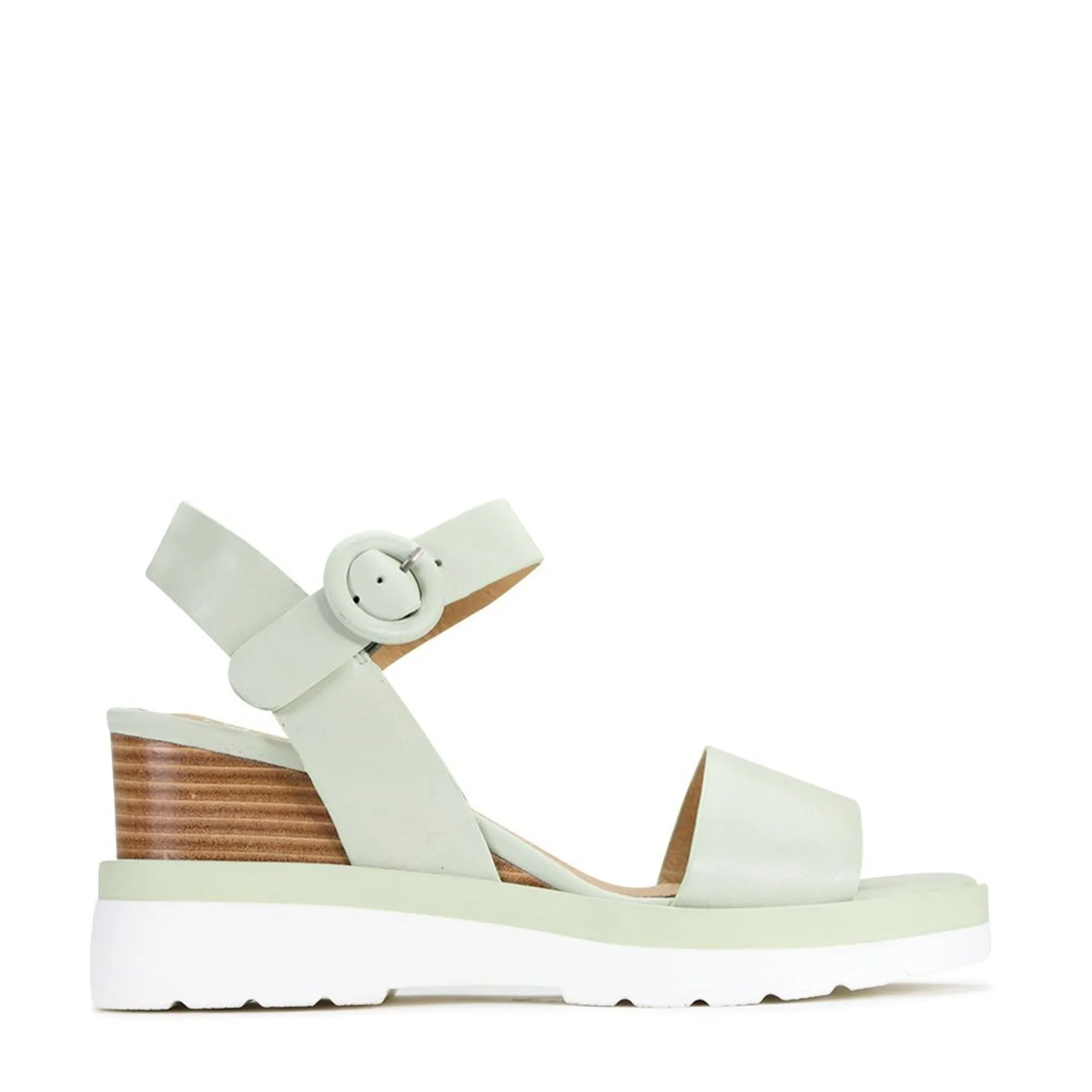 JADON LEATHER WEDGE  SANDALS