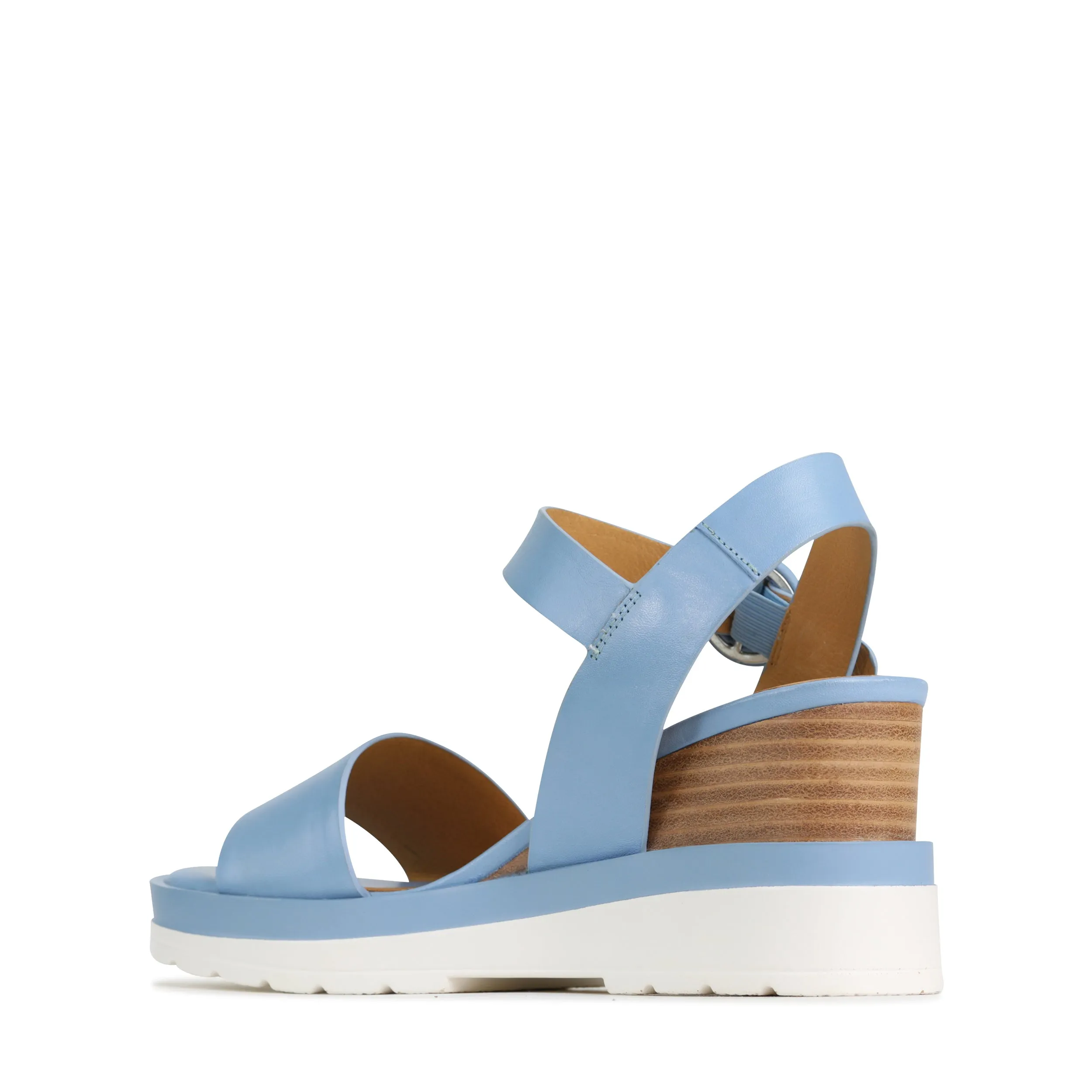 JADON LEATHER WEDGE  SANDALS