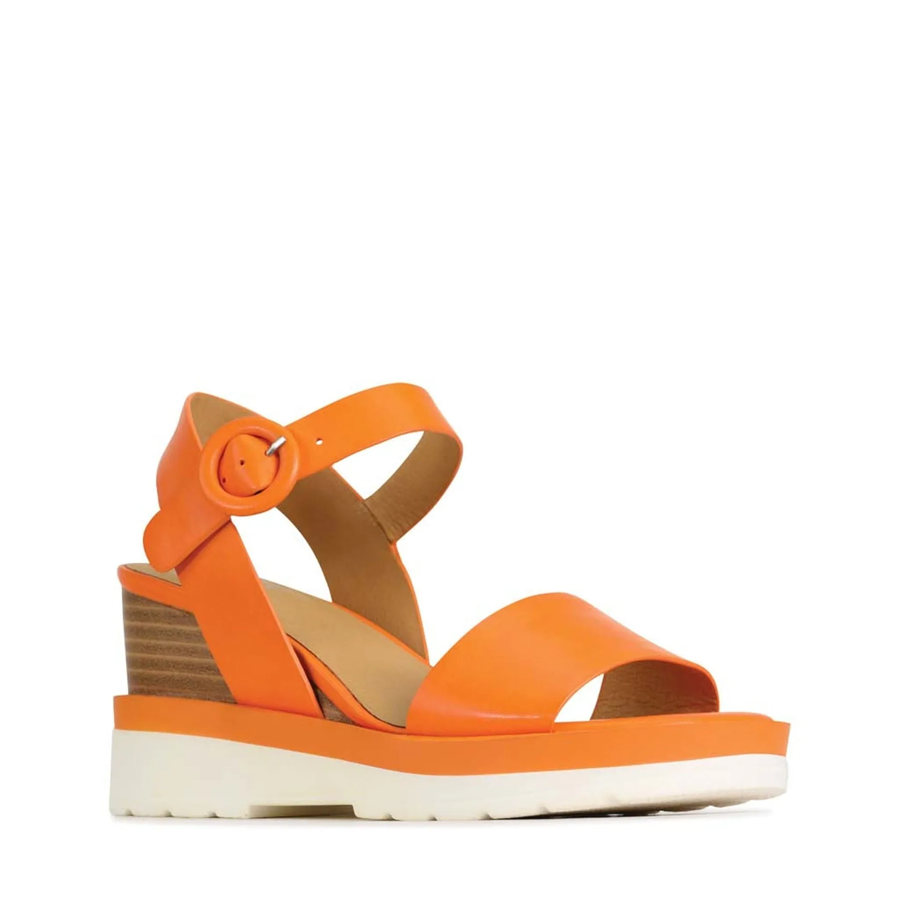 JADON LEATHER WEDGE  SANDALS