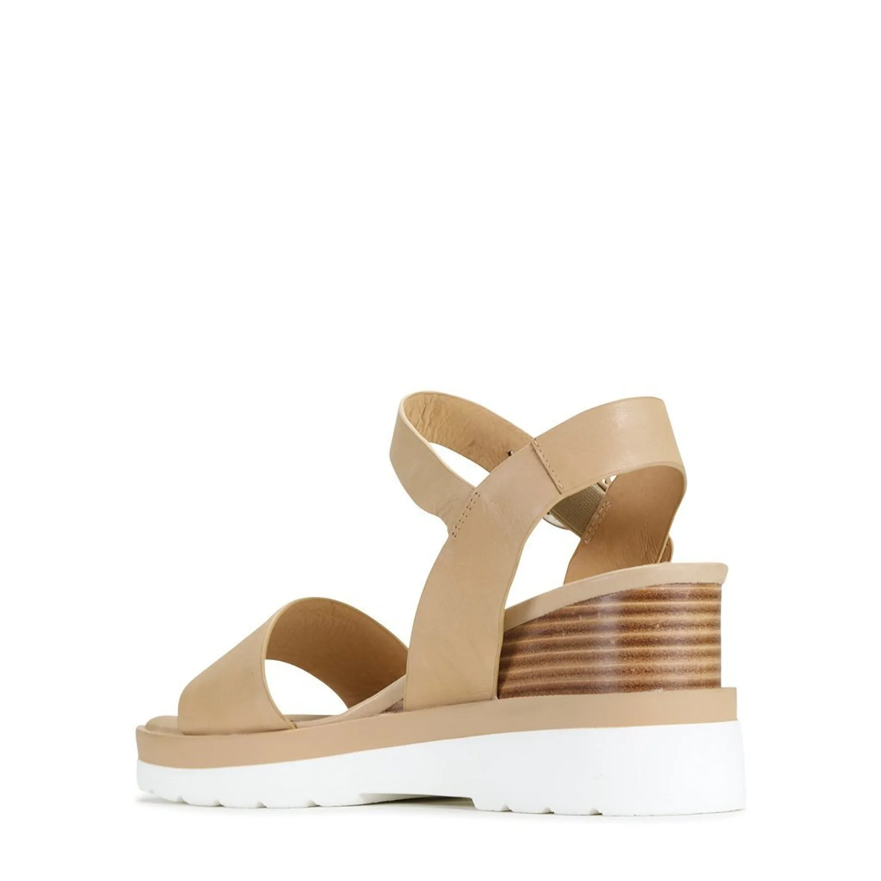 JADON LEATHER WEDGE  SANDALS