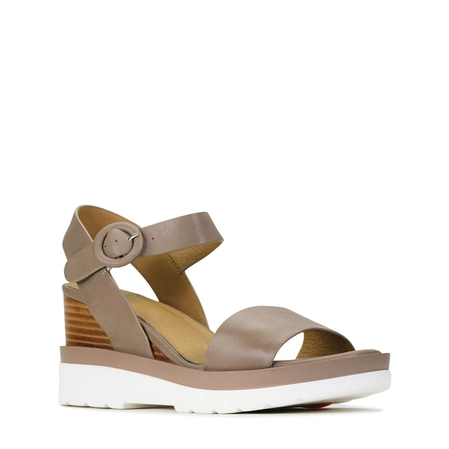 JADON LEATHER WEDGE  SANDALS