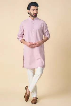 Lilac Classic Cotton Kurta Set