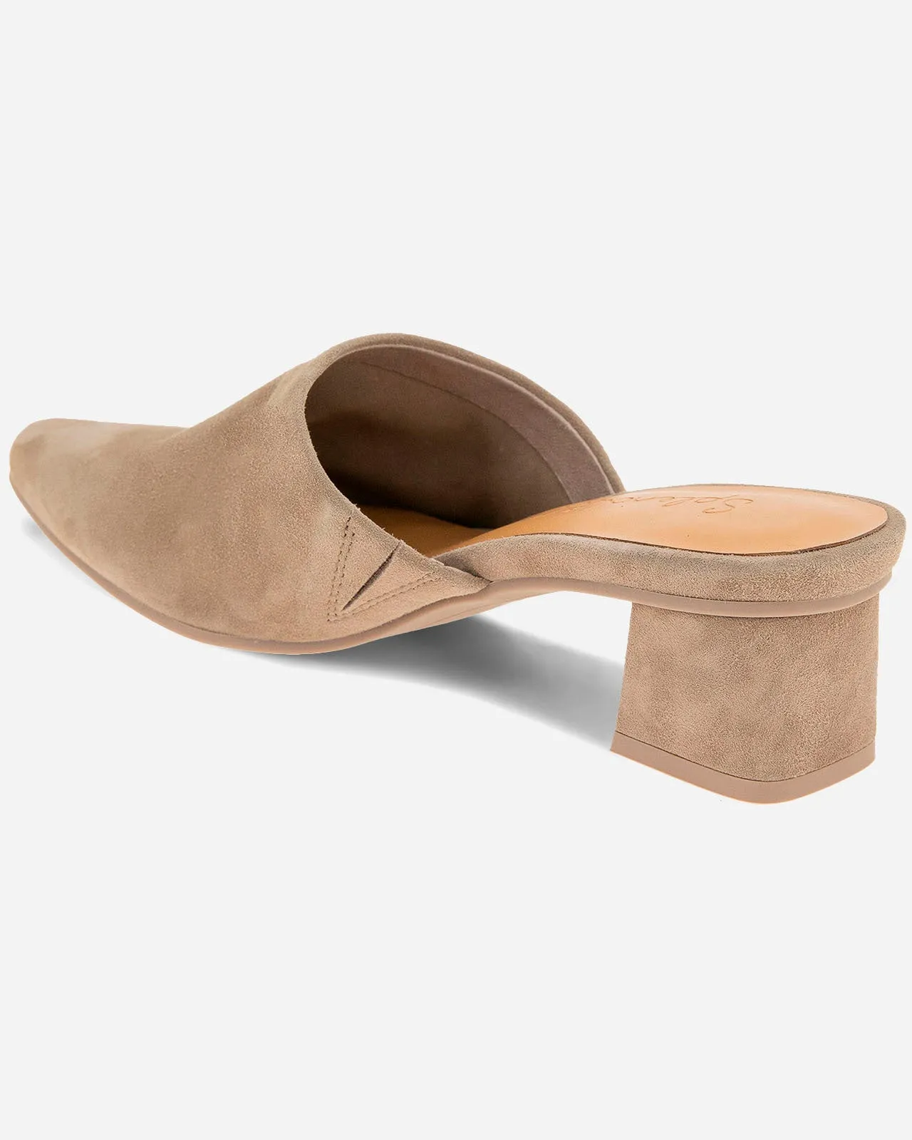 Lorelei Suede Mule in Sand