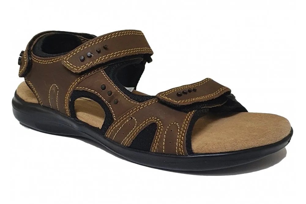 Mens Wide Fit Luxury Roamers M990 Sandals