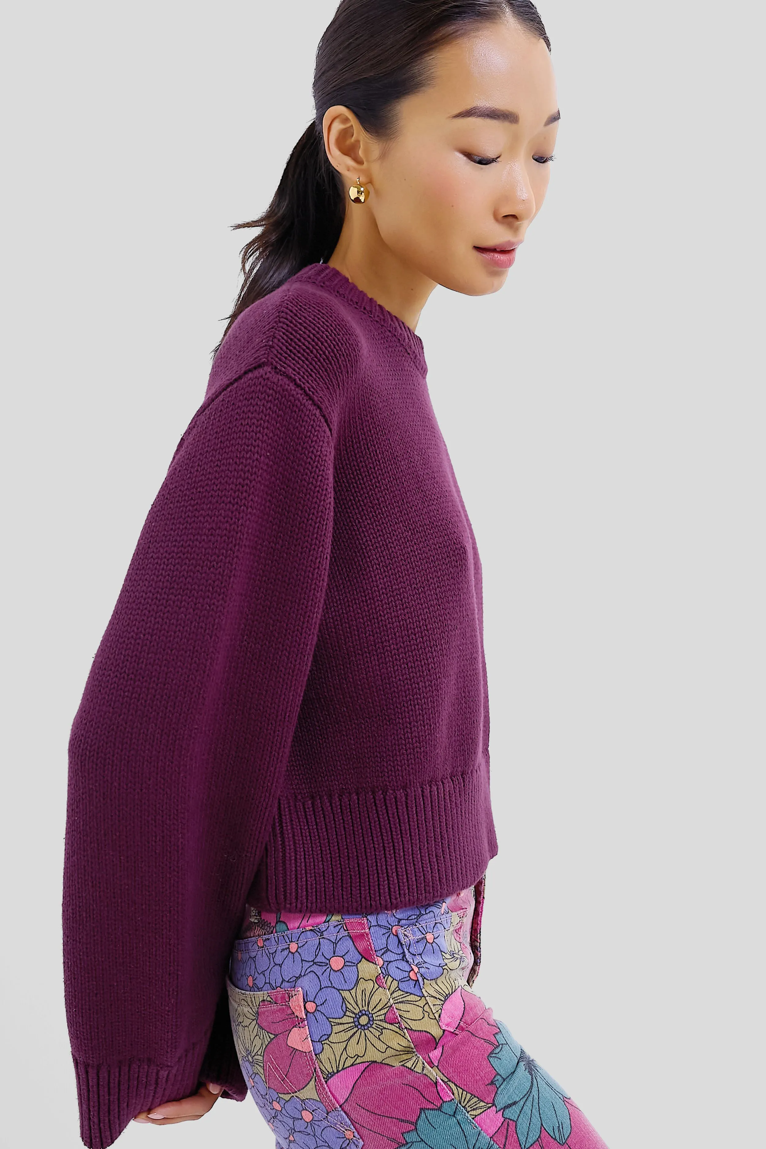 Merlot Aiden Sweater