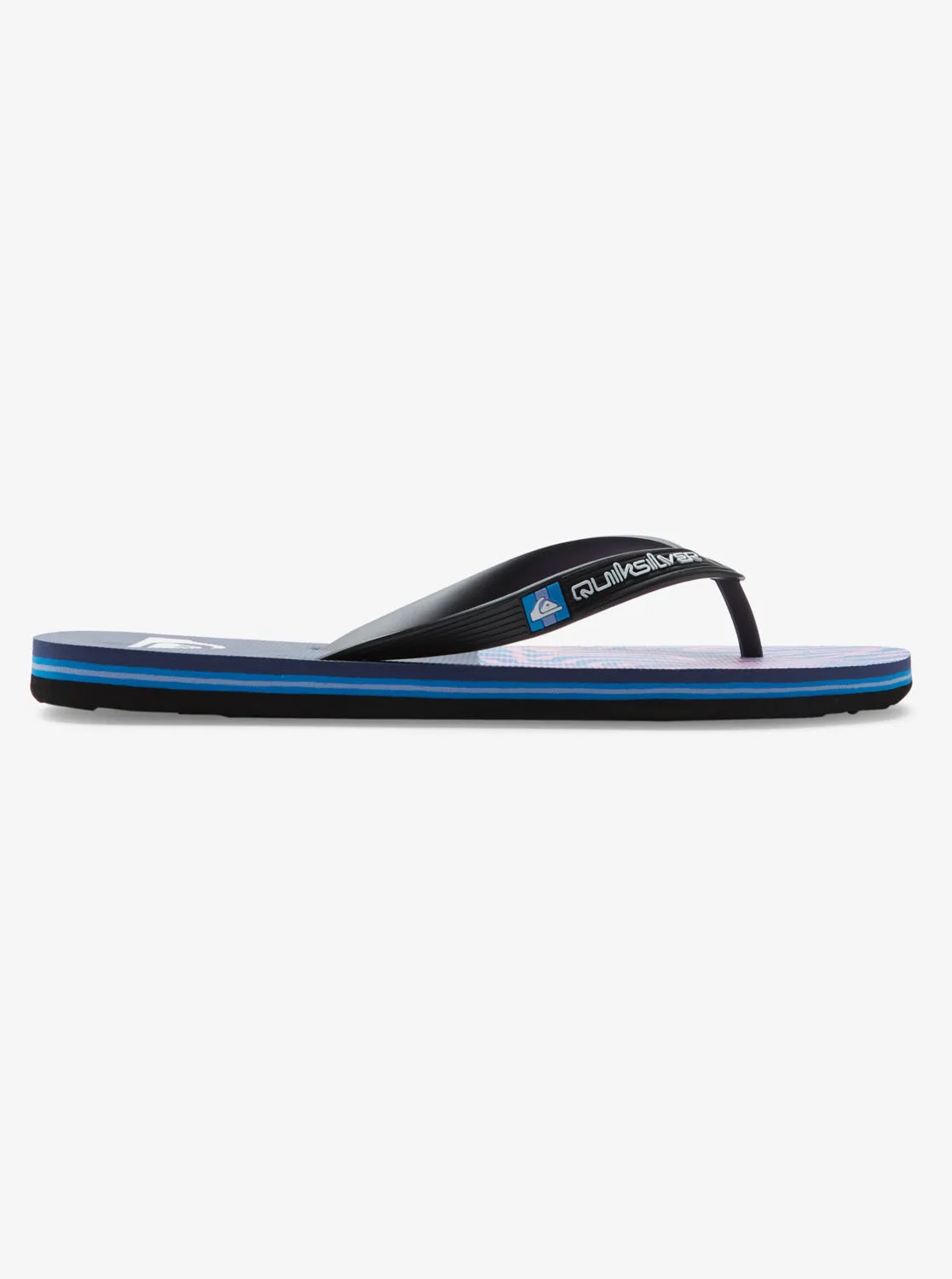 Molokai Art II Sandals - Black/Blue/Pink