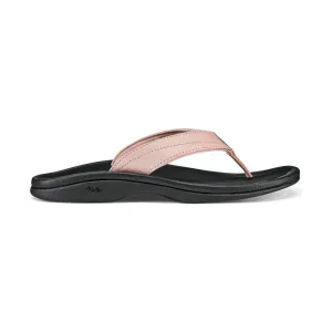 Olukai Women's Ohana Flip Flop - Petal Pink/Black