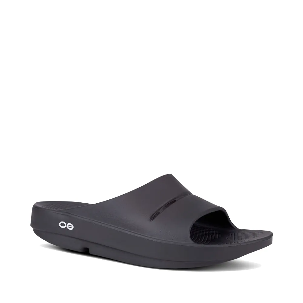 OOfos OOahh Slide Sandal in Black